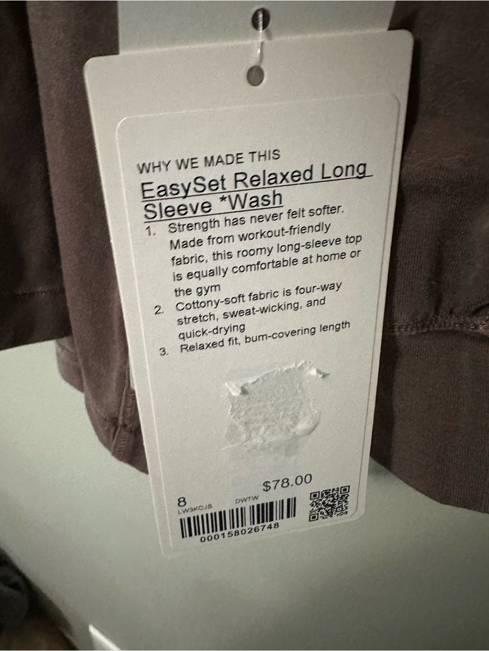 lululemon EasySet Relaxed long sleeve - Picture 3 of 6